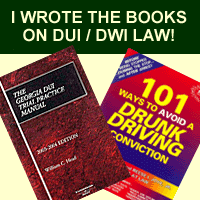 Georgia DUI Law Books Written by Mr. Head
